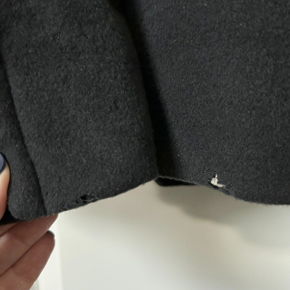 Jil Sander Black Double-Breasted Trench Coat - Picture 11 of 12